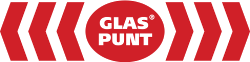 Het logo van Glaspunt B.V., uw glaszetter voor in Roermond